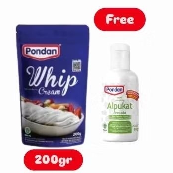 

Whip Cream Pondan Toping Bubuk 200gr Free Perisa Makanan