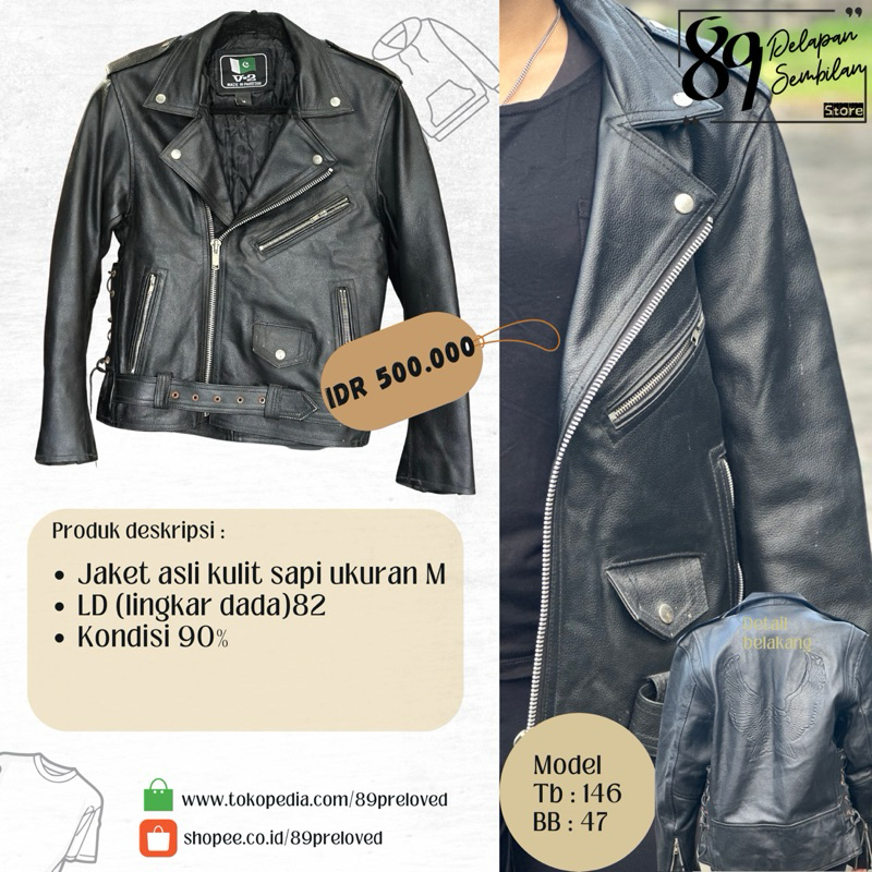 [PL] Jaket asli kulit (free ongkir)