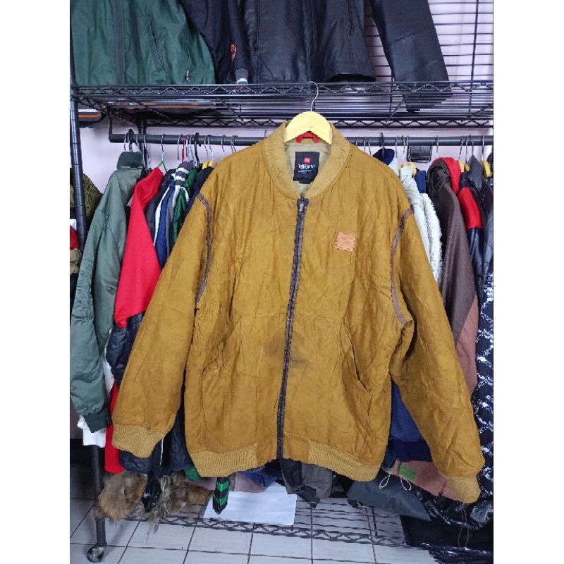 ECKO UNLTD BOMBER SUEDE VTG