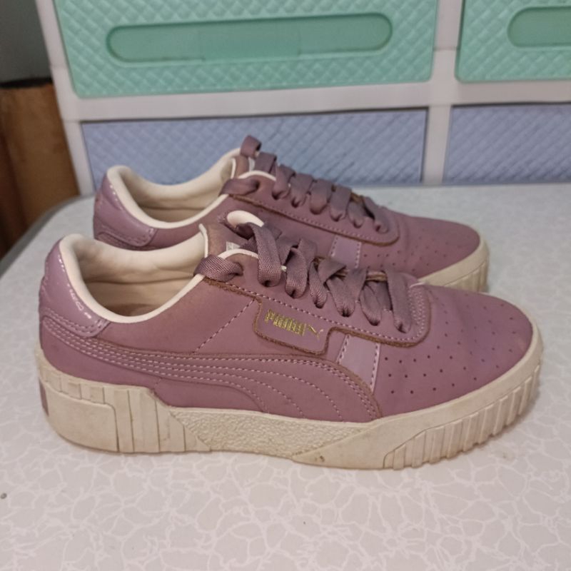 PRELOVED. PUMA Cali Nubuck WN'S Elderberry Size 35.5 Insole 22cm