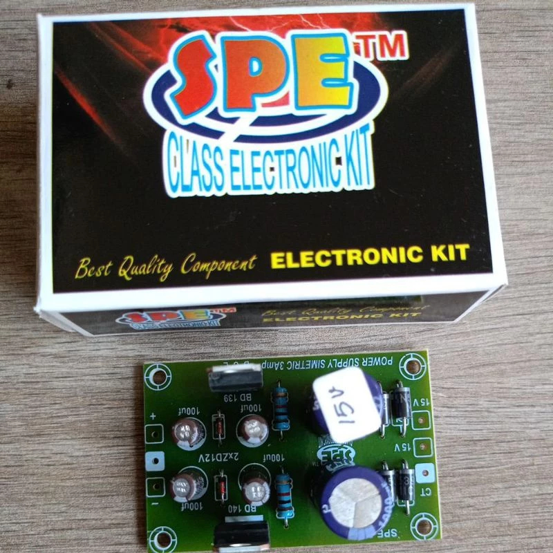 Kit Power Supply Simetris 15 Volt CT 3A By spe