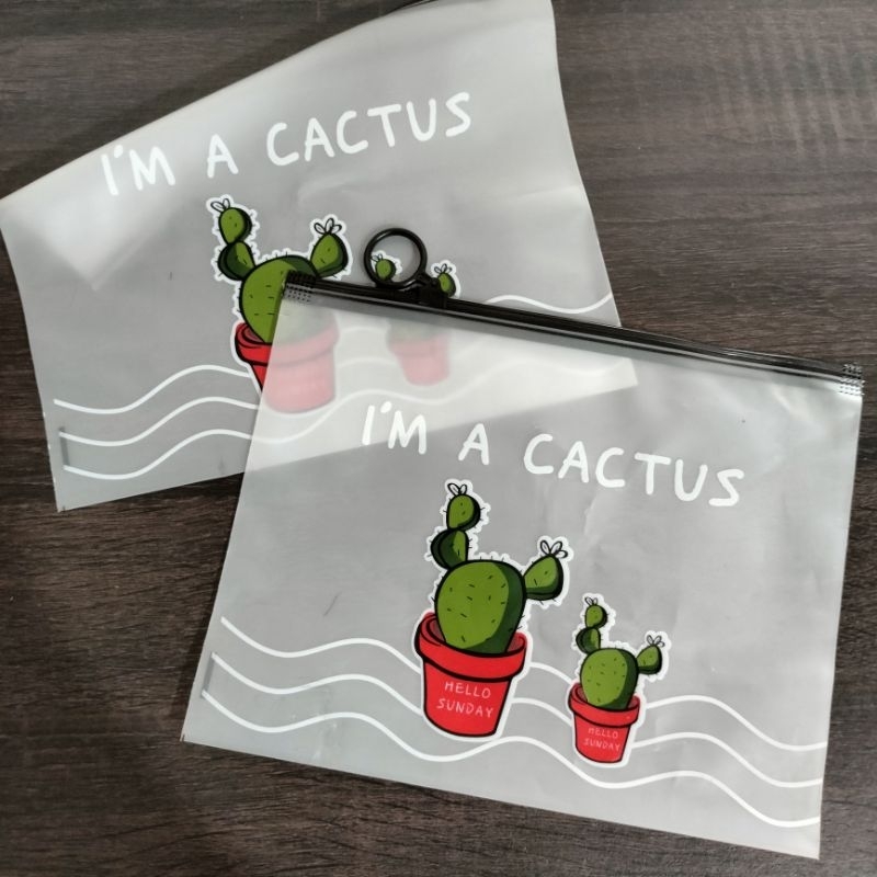 

Pouch Zipper tempat pensil kosmetik