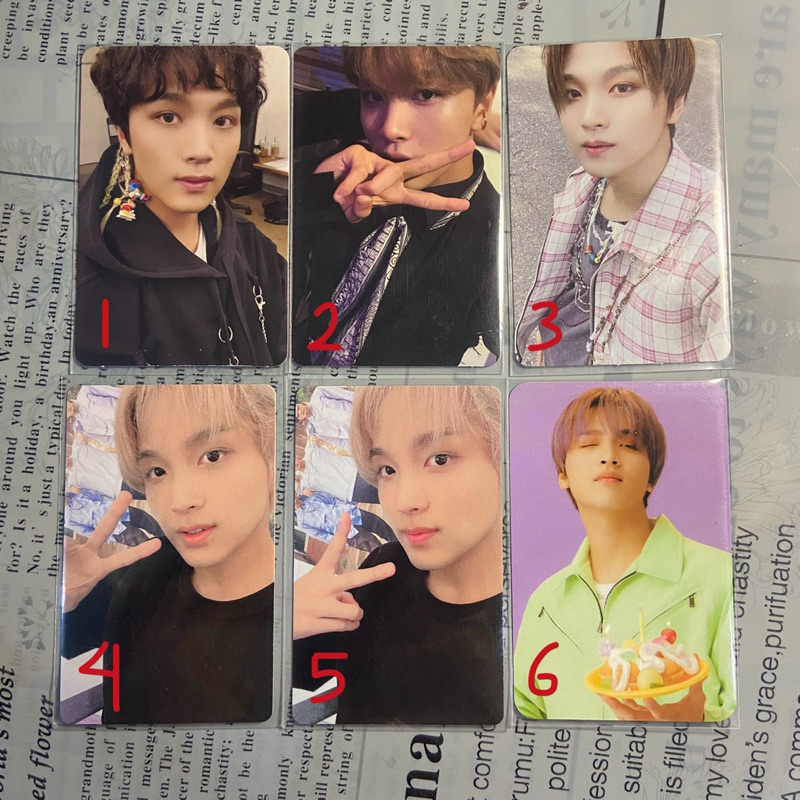 WTS PHOTOCARD HAECHAN the first we young boring chilling reload regular irregular hello future bumn 