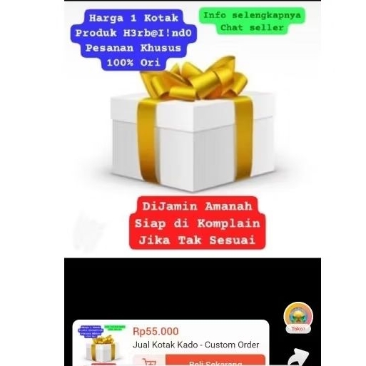

JUAL KOTAK KADO Kode.YBS CUSTOM ORDER BUYER BISA CHAT SELER