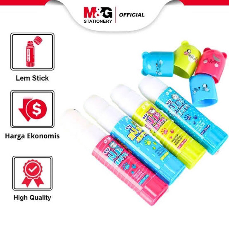 

M&G So many cats stick Glue / lem stik lem kertas