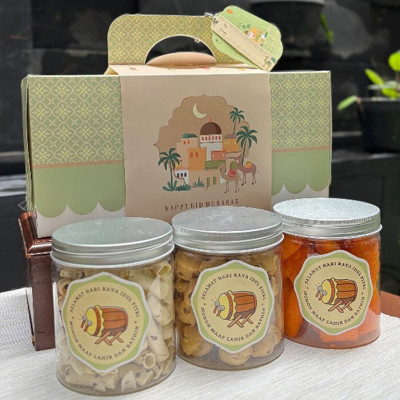 

Hampers Lebaran/Idul Fitri/Hari Raya Lainnya (Packaging C)