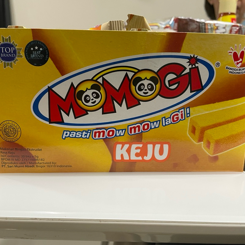 

momogi snack keju saset 5gr dus