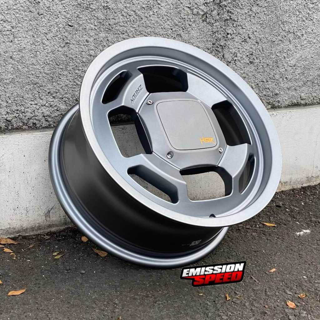 Isi 4Pcs / 1Set Jual Velg Mobil HSR Zandy Ring 15 Lebar 6.5 Pcd 4x100 Untuk Mobil Calya Sigra Brio M