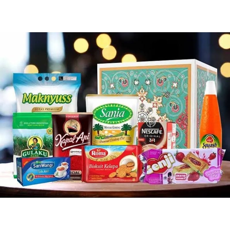

parcel kardus lebaran costum