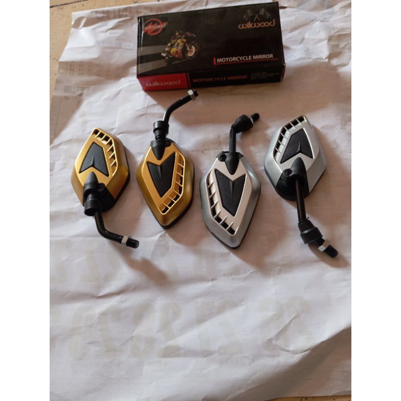 SPION VARIASI MOTIF DAUN UNIVERSAL MOTOR HONDA MATIC BEBEK MERK WILLWOOD