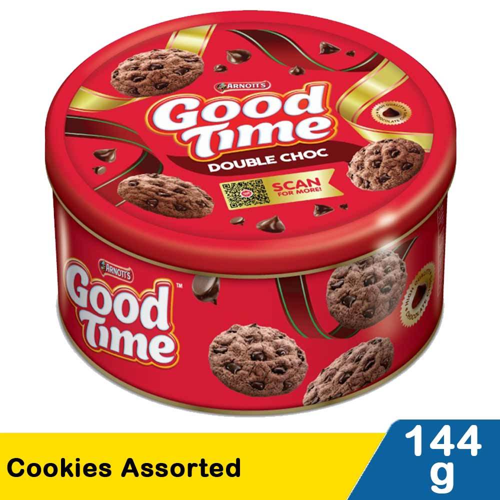 

Arnoits Good Time Double Choc Cookies Assorted 144g