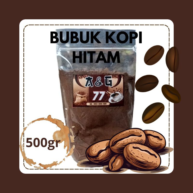

bubuk kopi hitam 500gr