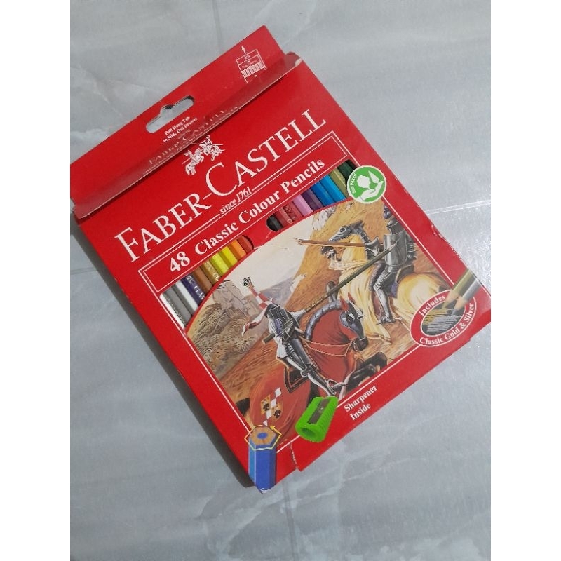 

[PRELOVED] FABER-CASTELL 48 classic colour pencils