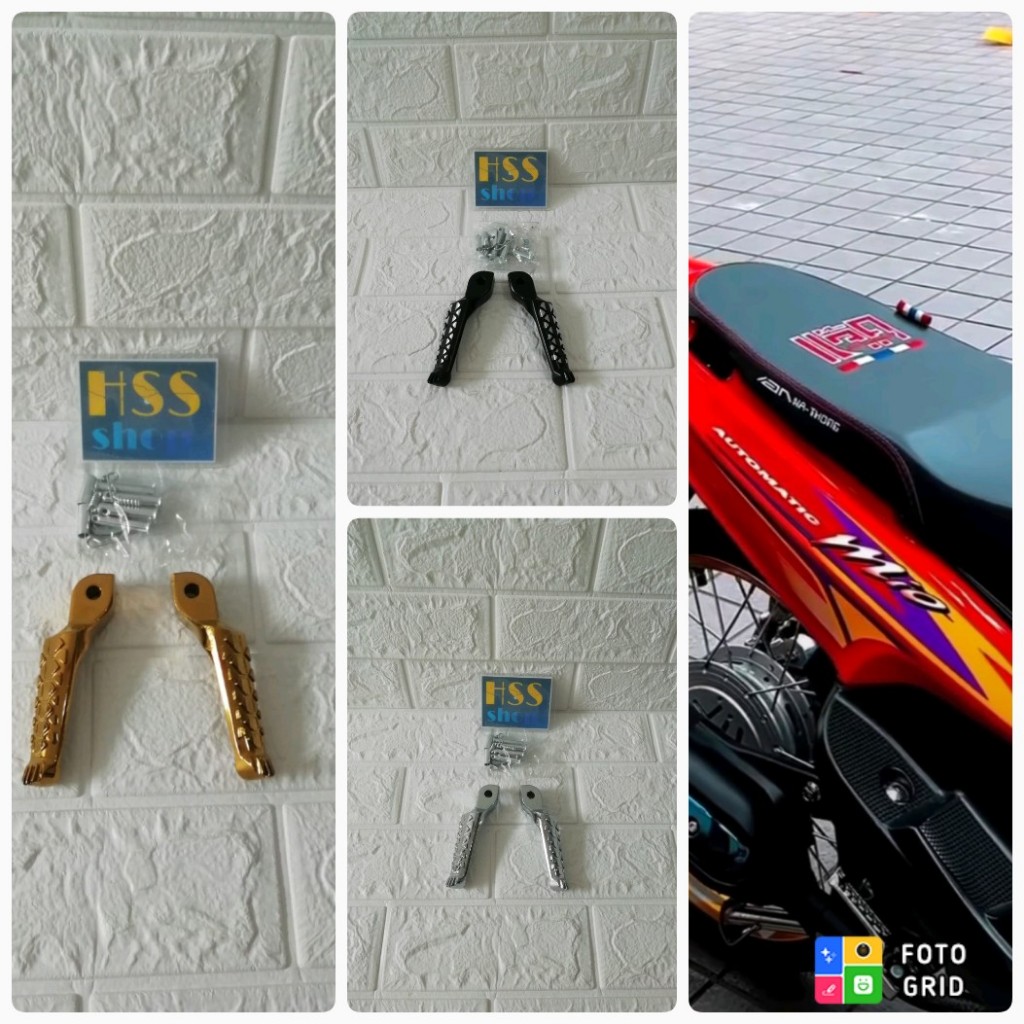 Footstep Belakang Aprilia Cnc = Mio Soul, Mio Sporty, Mio Smile, Nmax, Lexi, Fazzio. Mio Gear.