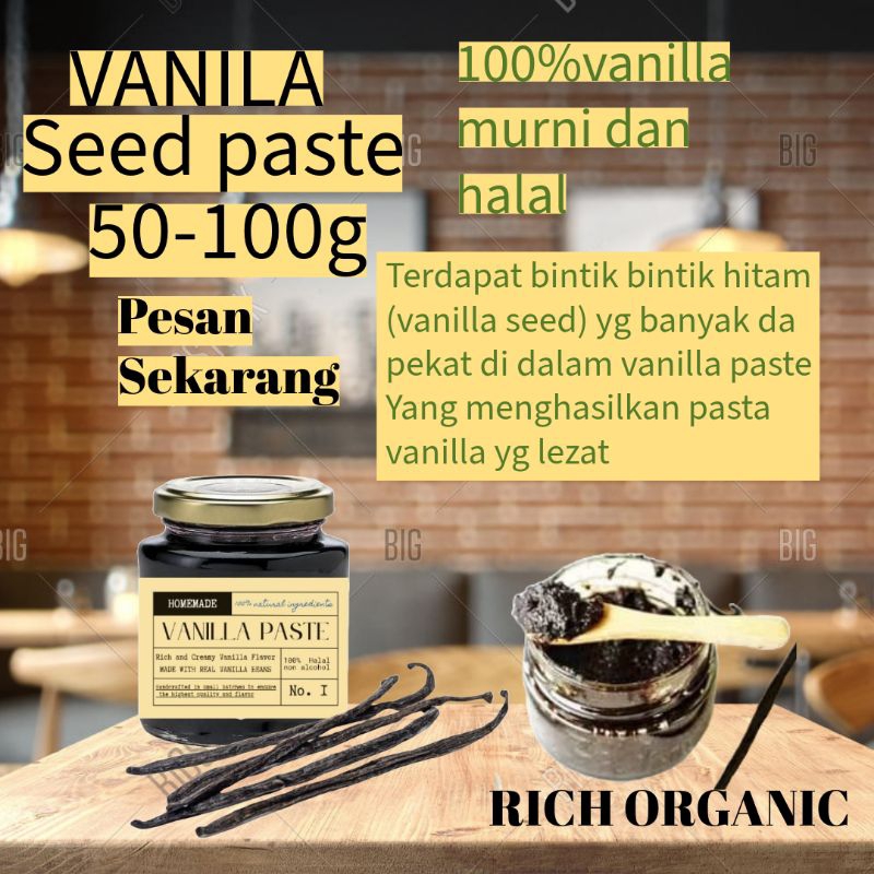 

Termurah Vanilla Paste Termurah Premium Gourmet 100% Halal HomeMade