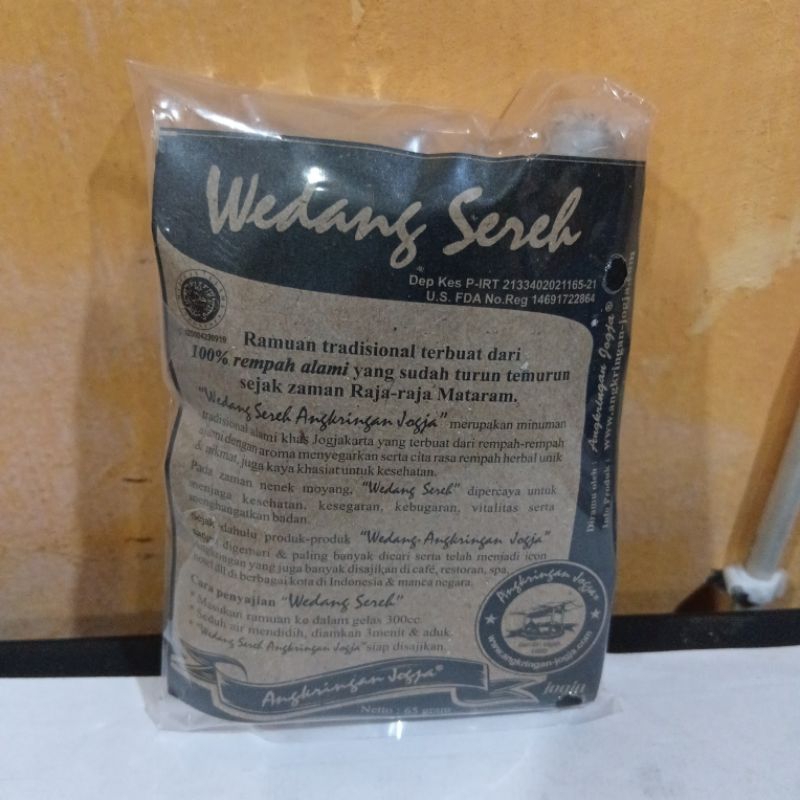 

Wedang Sereh "Angkringan ing Teras