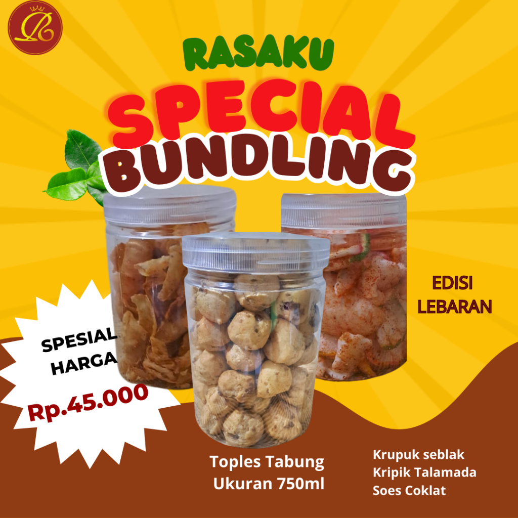 

Bundling Snack Rasaku Soes Coklat, Kripik Talamada, Krupuk Seblak
