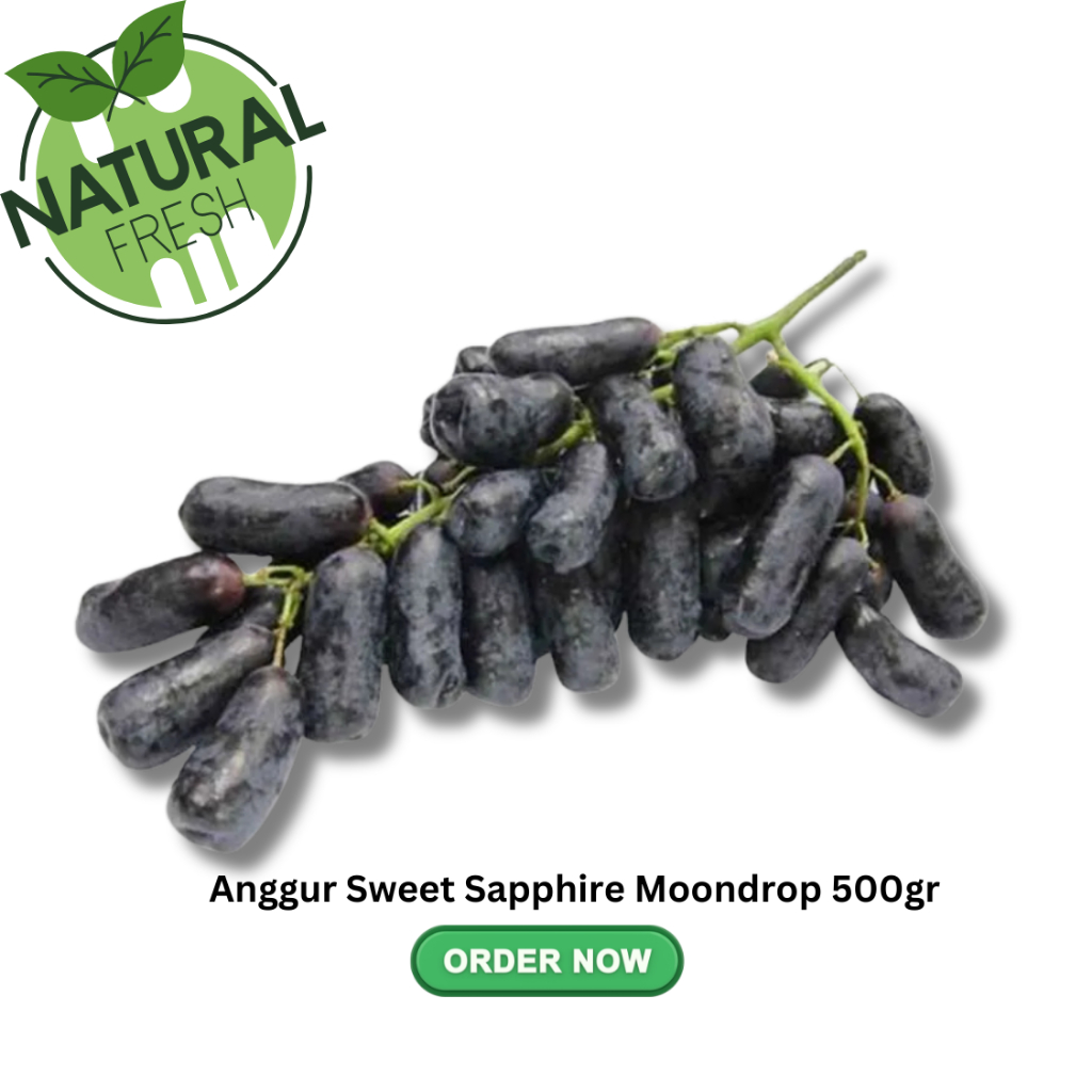 

Anggur Sweet Sapphire/ Moondrop Grapes 500 gr