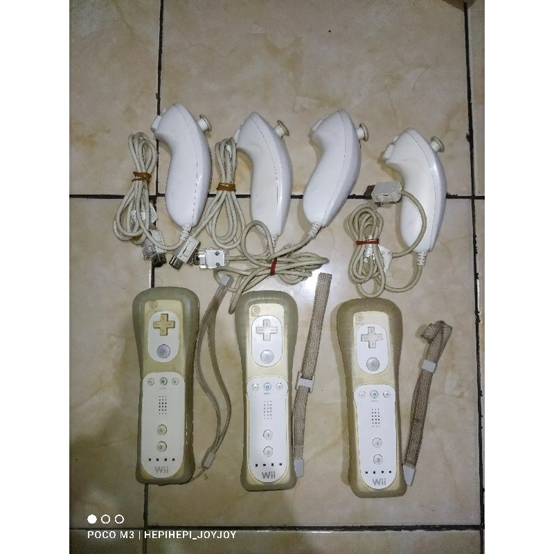 wiimote + nunchuck bekas original