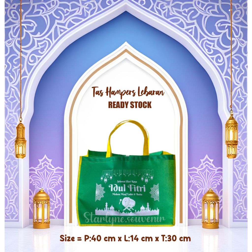 

Tas Lebaran/Tas Parcel Lebaran/Tas Hampers Idul Fitri/Goodie Bag Lebaran/Ready Stock