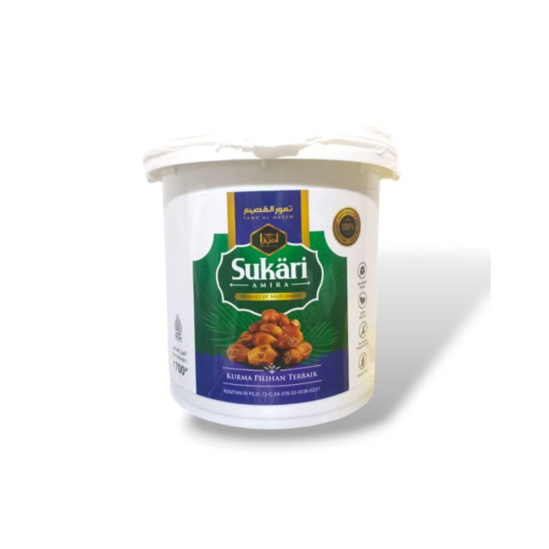 

Kurma Sukari Al Qassim Amira 700gr Sukkari Dates