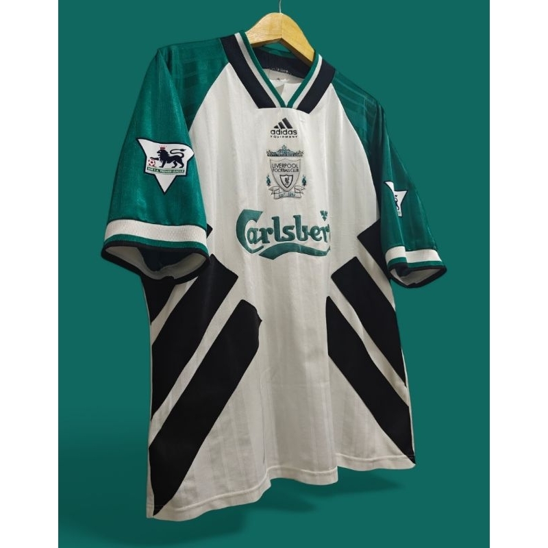 Jersey original liverpool fc 1993/95 away size L NNS 15 JAMIE REDKNAPP