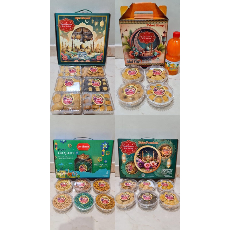 

KUE KERING LEBARAN PREMIUM SARI HARUM / Kacang / Sirup / Diamond