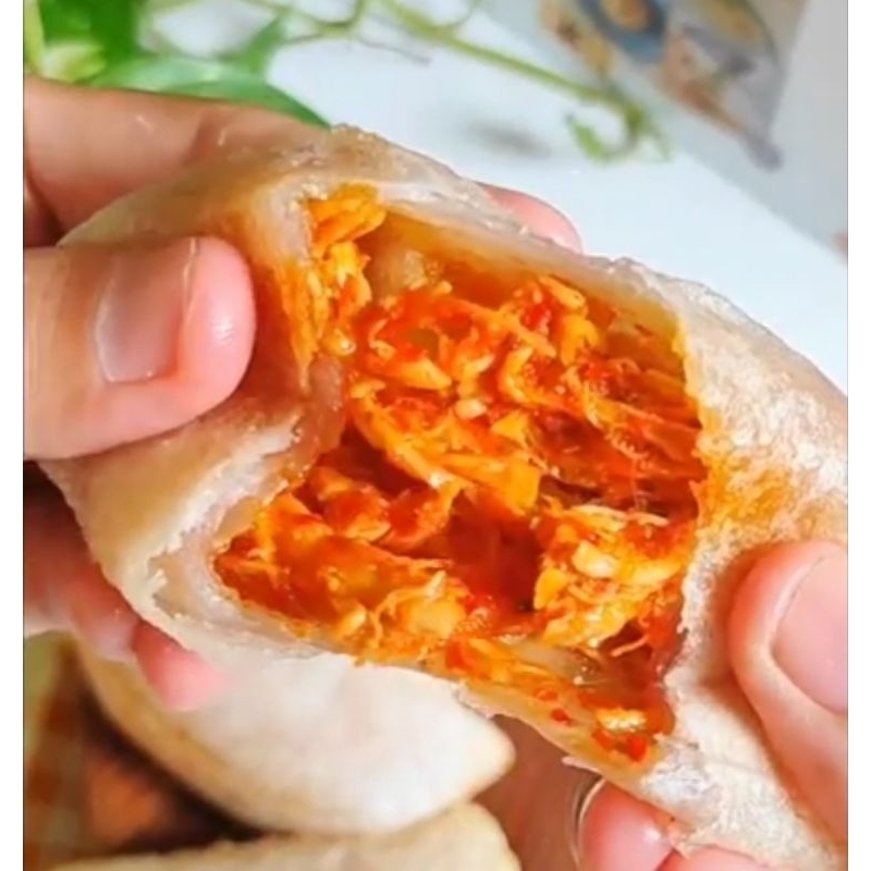 

cireng isi ayam suir mercon premium dadakan mantap