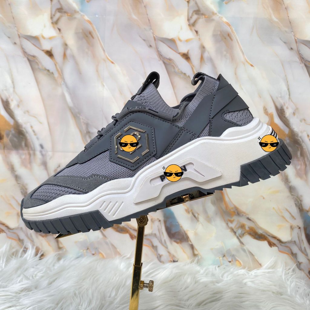 Sepatu Itali Pria Sport Grey Phil