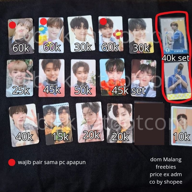 

(OFFICIAL) PHOTOCARD TREASURE JIHOON YEDAM JAEHYUK JUNGHWAN HYUNSUK THE SECOND STEP JIKJIN