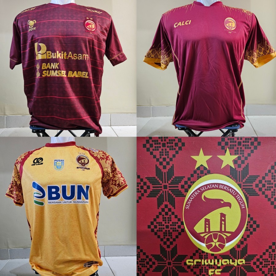 Jersey Sriwijaya FC Home Player Issue Original
