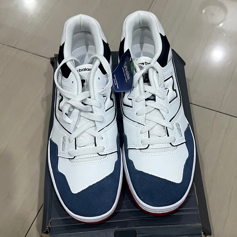 NB 550 (BB550NCN) White Red Navy 100% Original