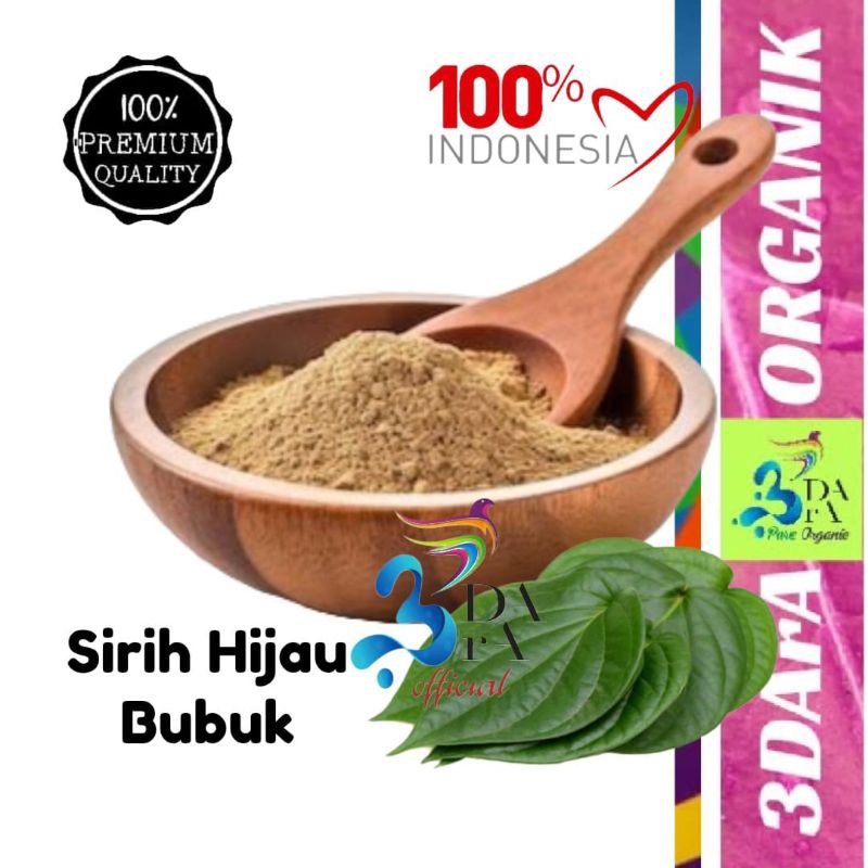 

Bubuk Daun Sirih Hijau Premium Murni Tanpa Campuran