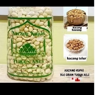 

Kacang kupas Tuban 1 ball isi 10 bungkus kemasan 350gram