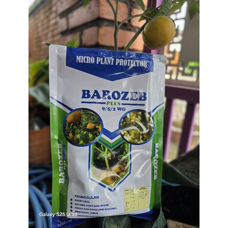 BAROZEB PLUS  FUNGISIDA BAHAN AKTIF TEMBAGA DAN SULFUR 1 KG