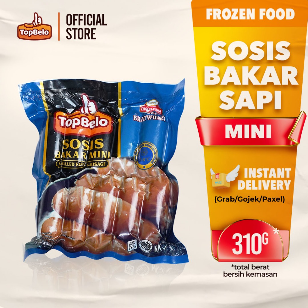 

TopBelo Sosis Sapi Bakar Mini Premium 310g
