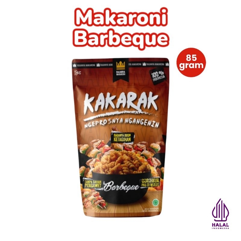 

KAKARAK - Makaroni Fusilli Rasa Barbeque 85gr