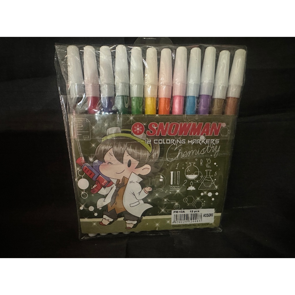 

Snowman Spidol Warna (12 Warna )