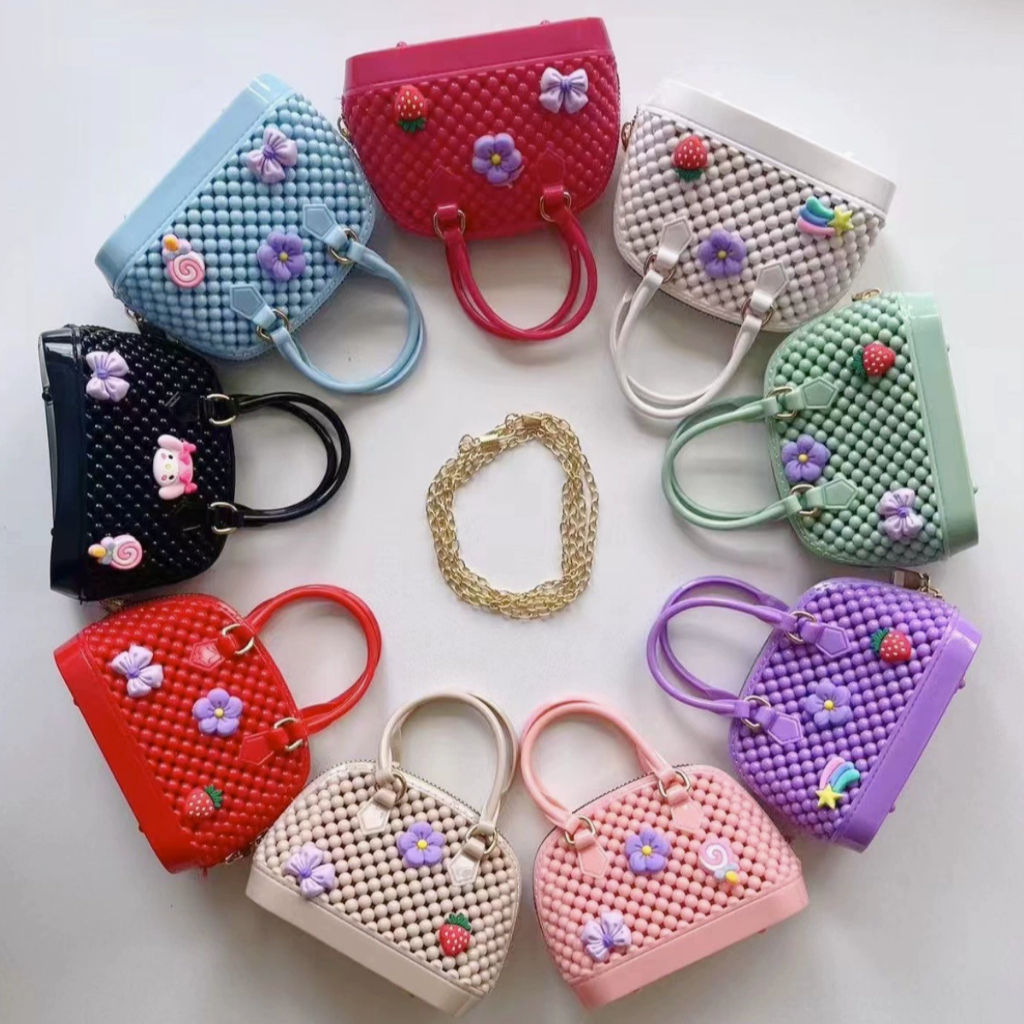 Anyam Manik Manik  Premium Slingbag / Tas Selempang / Tas Pesta Cewek Korean Mini / Tas anak Vz6