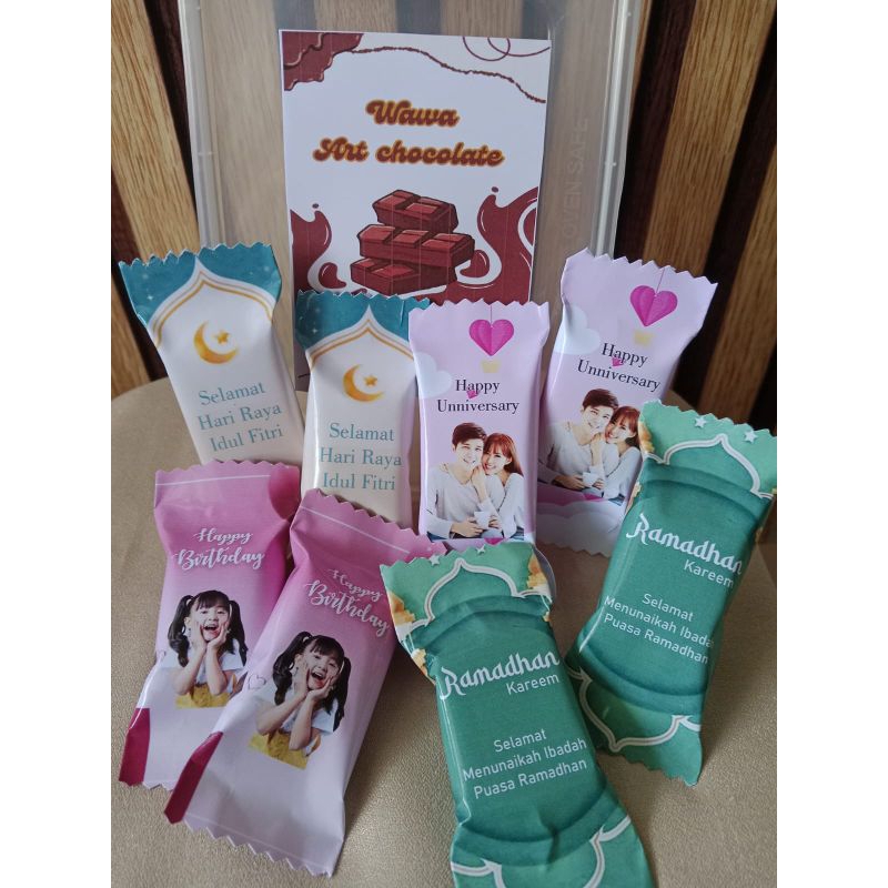 

coklat 1 box 12 pcs#coklat costum #chocolate #coklat enak #coklat viral #coklat terbaru