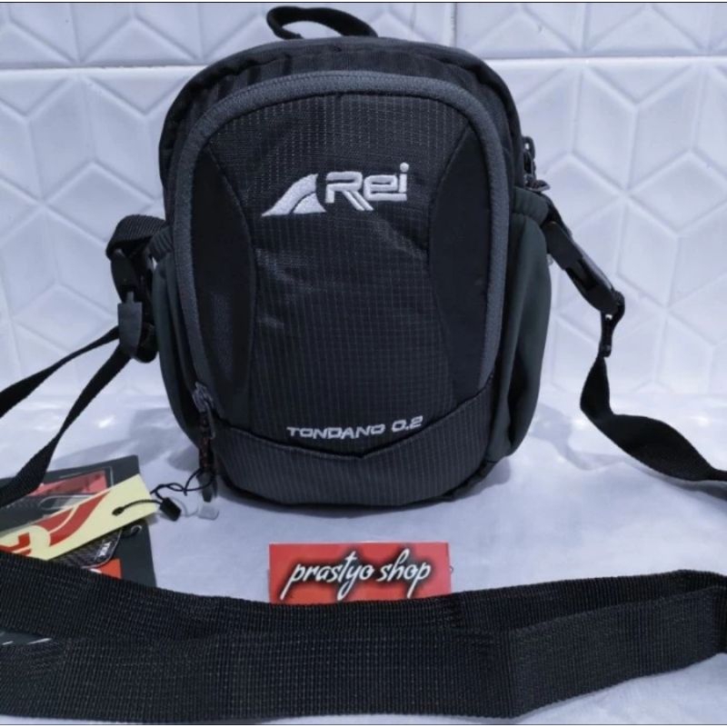 Tas selempang Rei new brantas black Ori