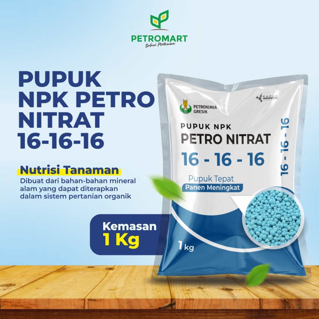 Ready Petrokimia Gresik Petro Nitrat Pupuk NPK Nitrat 16-16-16 Memaksimalkan Pertumbuhan dan