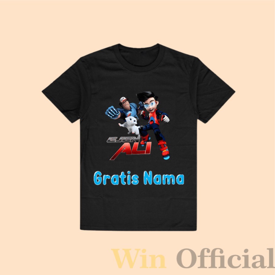 Baju Kaos Distro Anak Laki Laki Gambar Ejen Ali Kaos Lengan Pendek Baju Kaos Ejen Ali Terlaris Kids