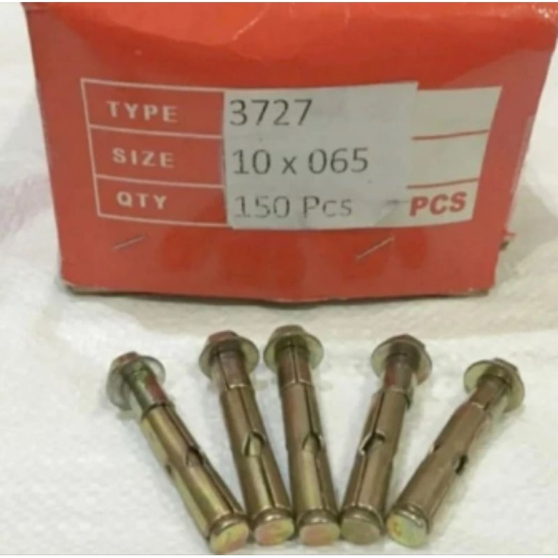 Dinabolt 10x65 / Dynabolt / Baut Tembok Tanam / Baut Dinabolt 10x65