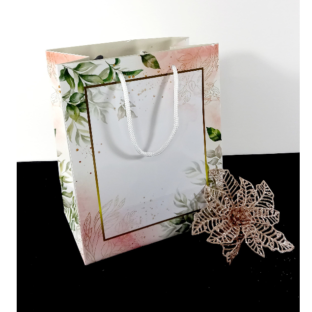 

Paperbag Motif Elegant Flower Uk 18 x 11 x 22cm