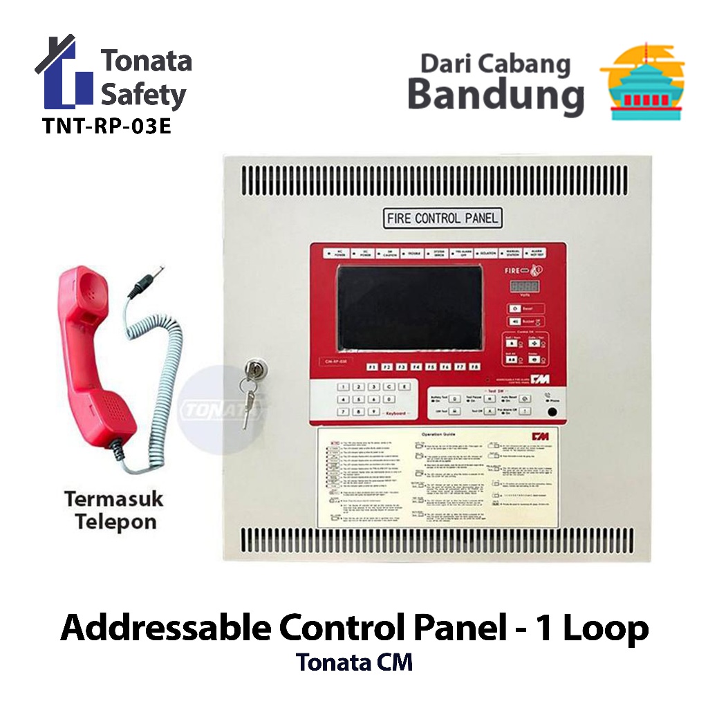 Fire Alarm Control Panel Full Addressable Tonata CM / MCFA