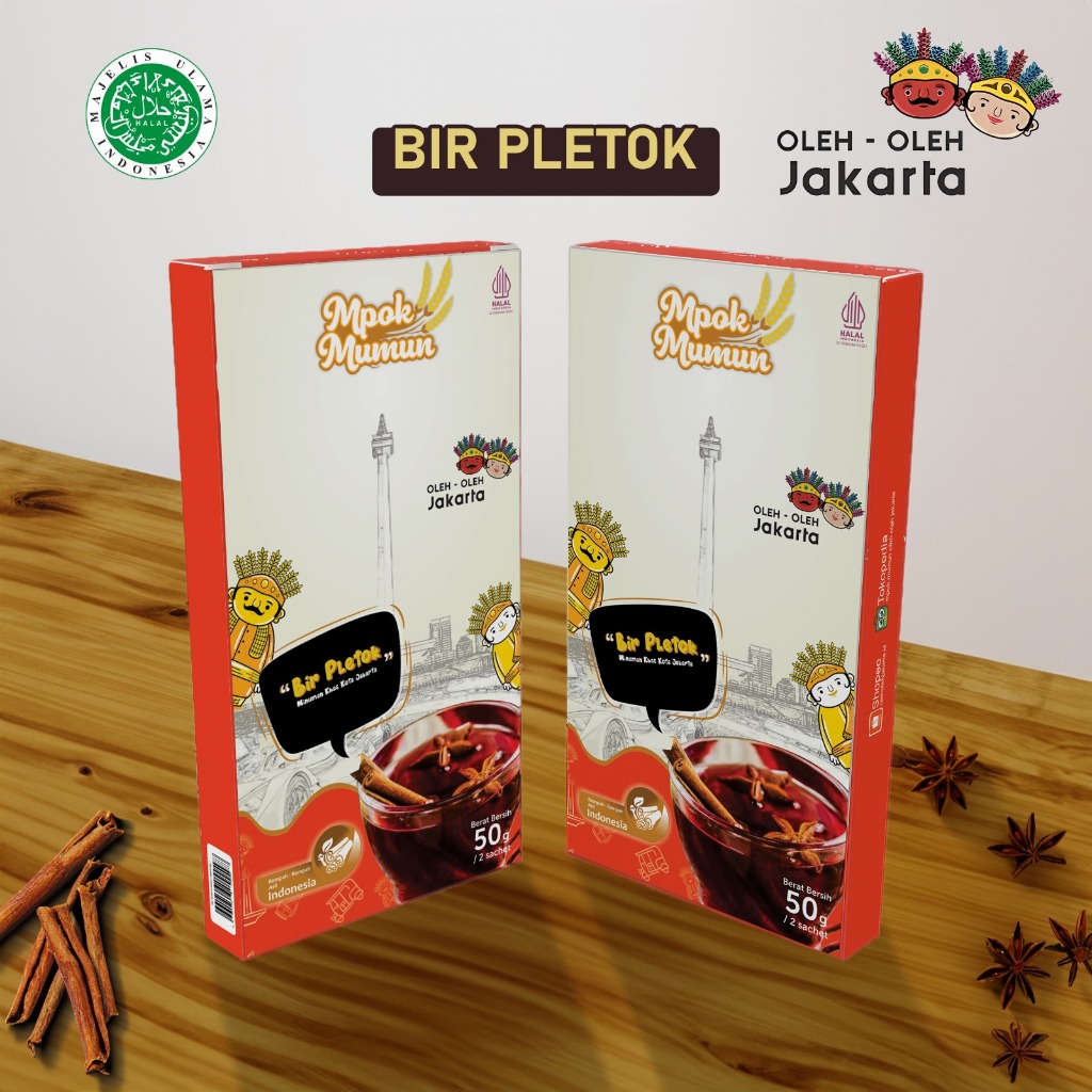 

Bir Pletok Halal Sachet Bubuk Original Rempah Khas Jakarta Oleh Oleh Betawi Mpok Mumun