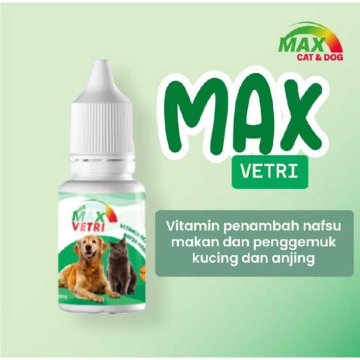 Max Vetri Suplemen Nafsu Makan Kucing Anjing Vitamin Napsu Makan Anjing Kucing Max Vetri Vitamin Naf