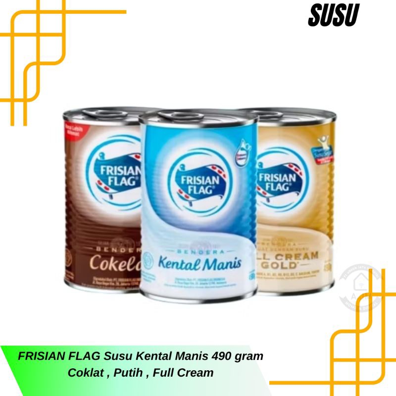 

Kental Manis Putih Coklat Kaleng 490 gram