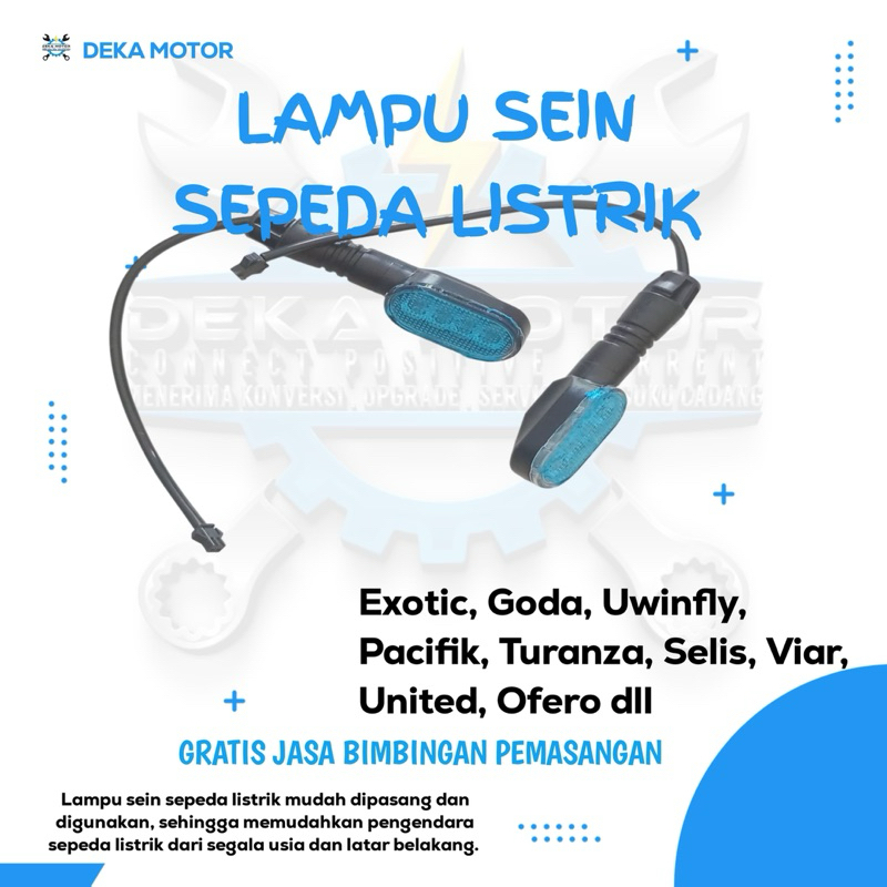 Lampu Sein Sepeda Listrik Universal